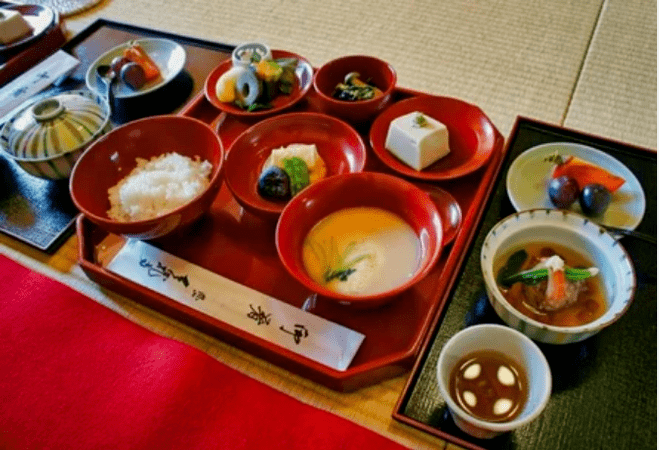 Japanesch Diät kleng Portiounen